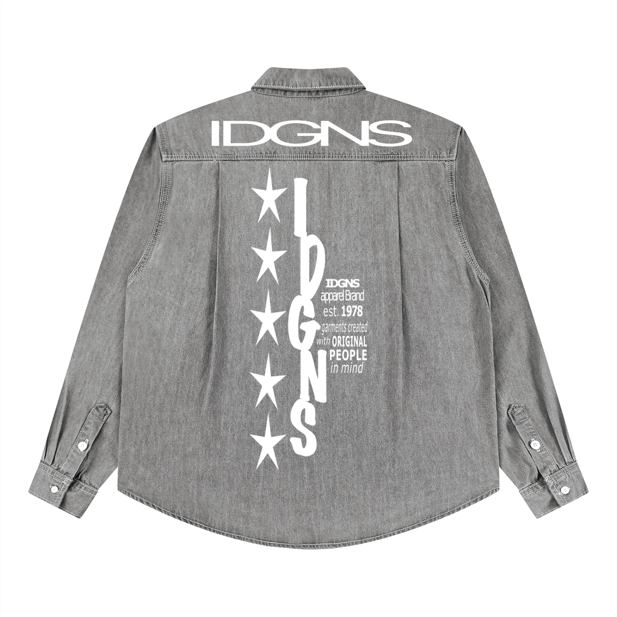IDGNS Vintage Wash Denim Shirt