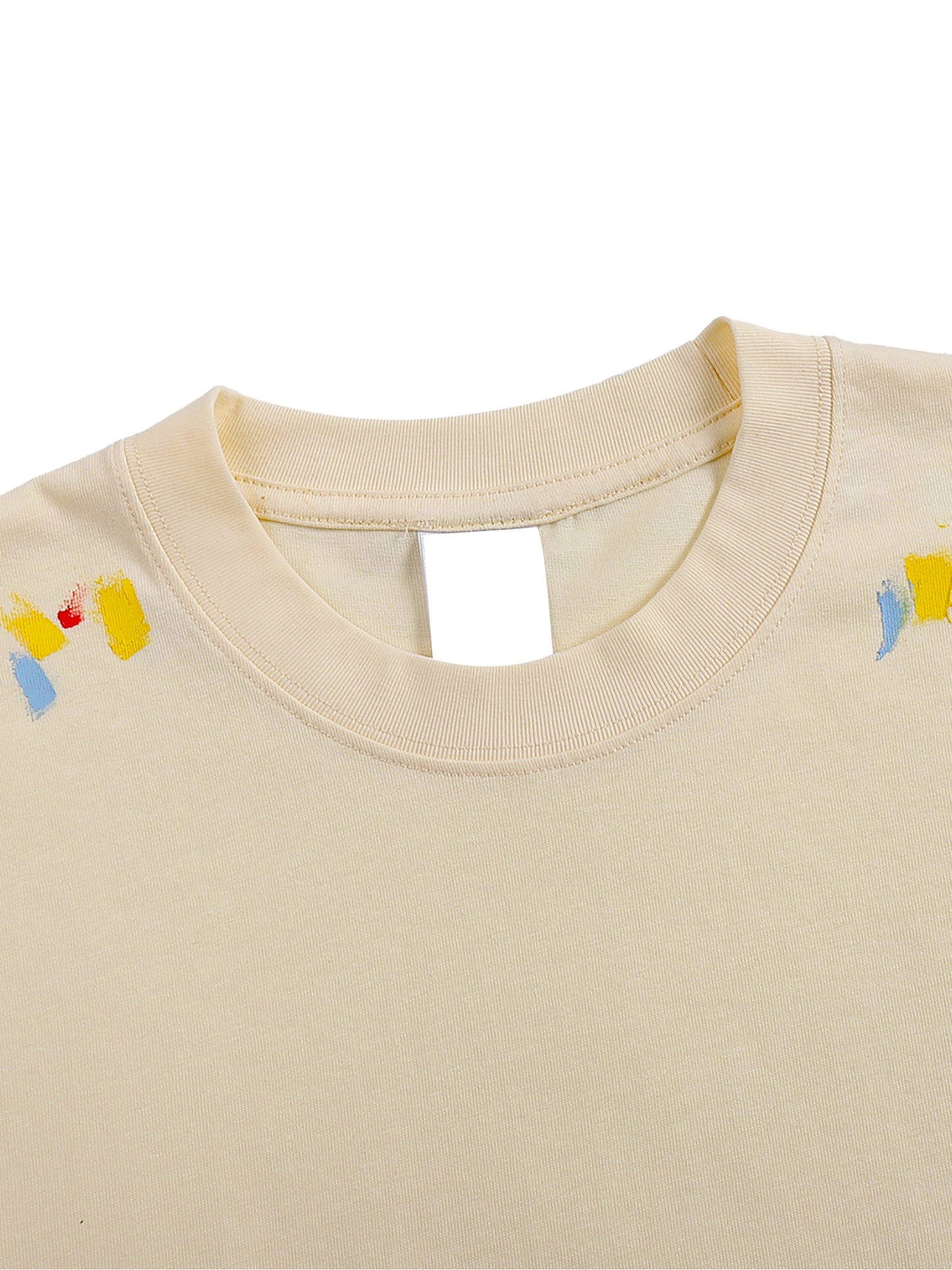 IDGNS " C' MON NO WORRY " Paint Splatter T-Shirt IDGNS