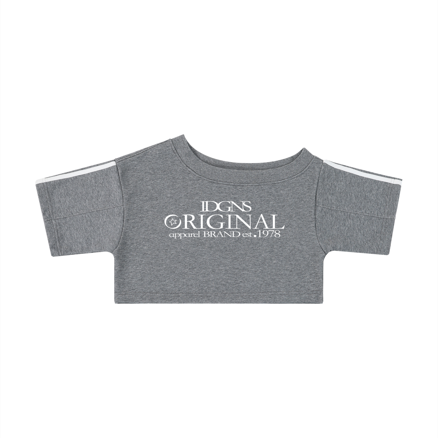 IDGNS ORIGINAL Women's Off-the-Shoulder Crop T-Shirt ODMPOD