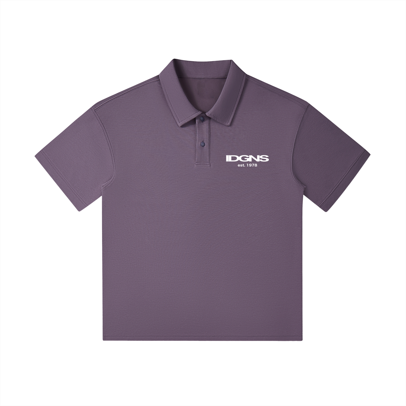 IDGNS INDIGENOUS MAN Drop Shoulder Short-Sleeve Polo IDGNS