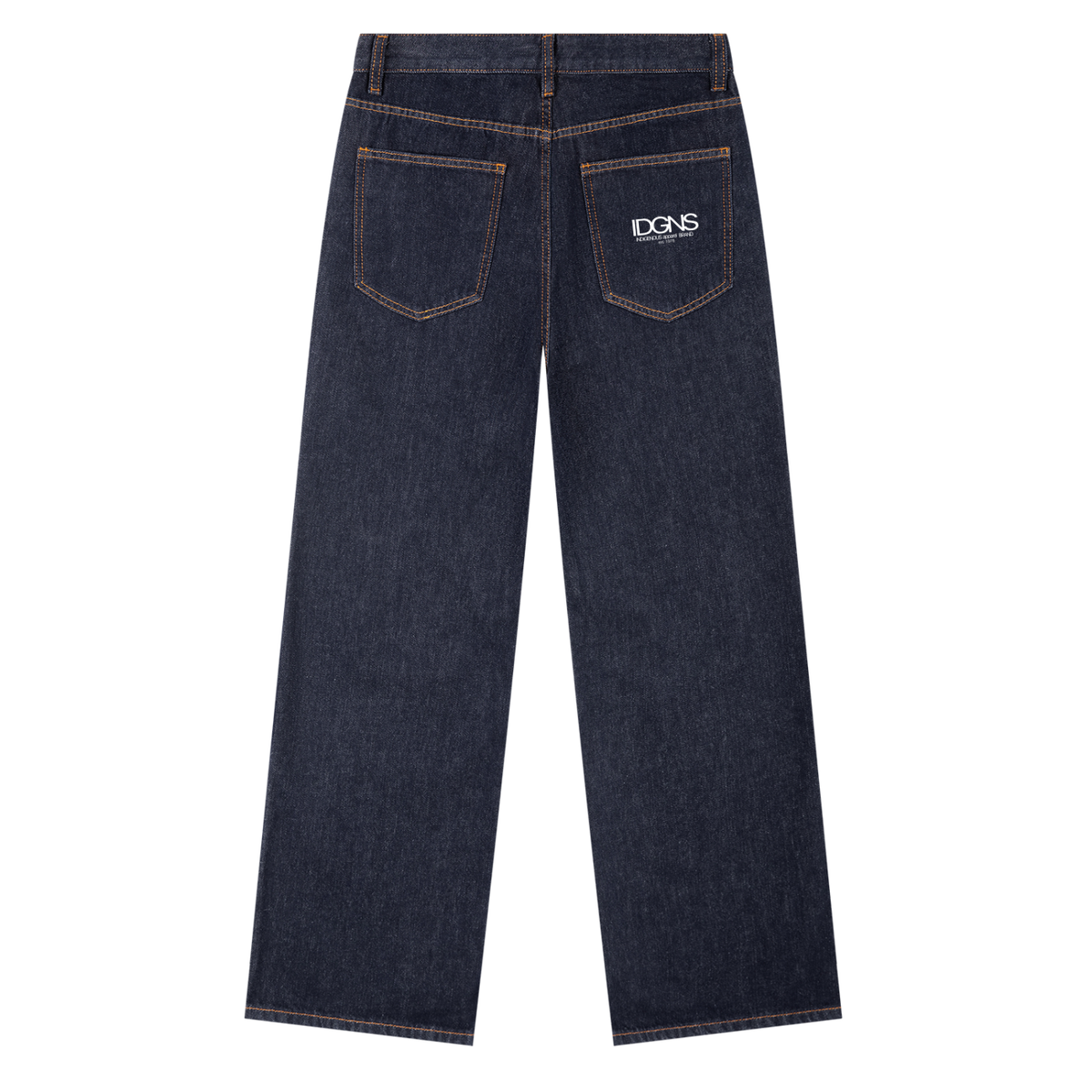 IDGNS Men Heavyweight Straight Leg Denim Jeans