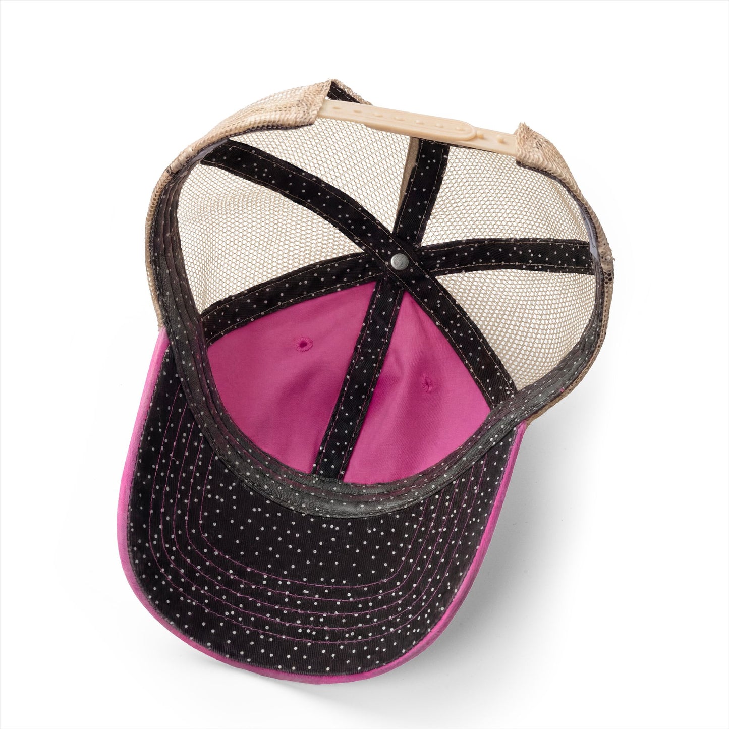 IDGNS Women's Embroided Washed Mesh-Back Cap