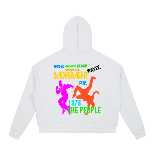 IDGNS For the People Contrast Drawstring Hoodie IDGNS
