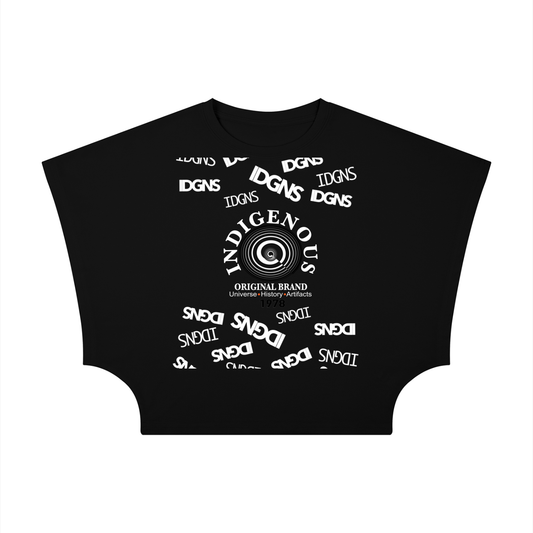 IDGNS Women's Cropped Dolman T-Shirt IDGNS