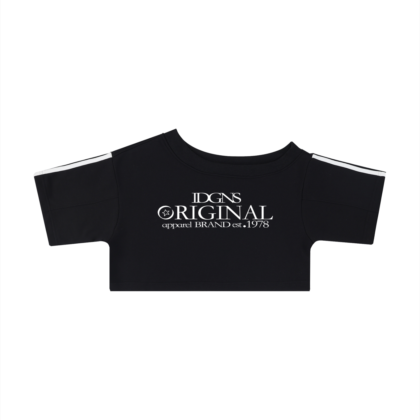 IDGNS ORIGINAL Women's Off-the-Shoulder Crop T-Shirt ODMPOD