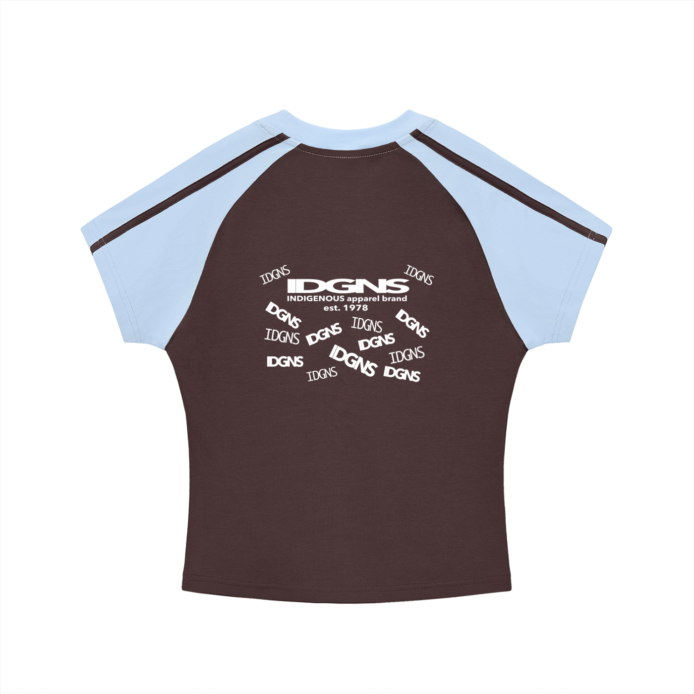 IDGNS Original Women  Bodycon Raglan  Sleeve T-Shirt IDGNS