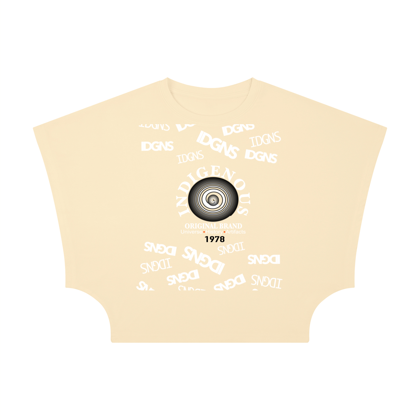 IDGNS Women's Cropped Dolman T-Shirt IDGNS