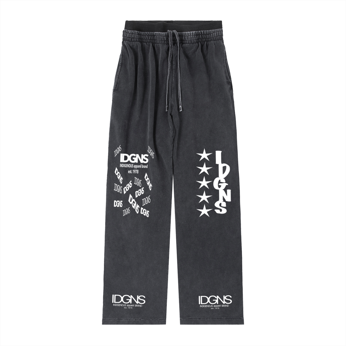 IDGNS Original Woman Vintage Washed Waist Pants ODMPOD