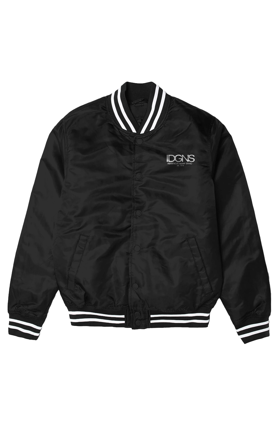 IDGNS Mens Varsity Bomber Jacket