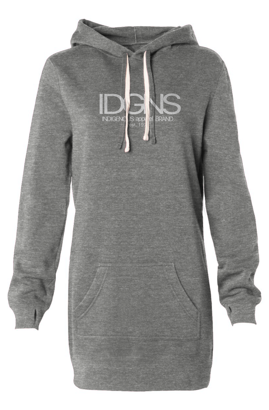 IDGNS Hooded Sweatshirt Dress
