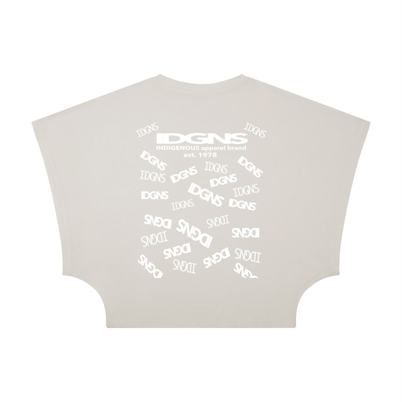 IDGNS Women's Cropped Dolman T-Shirt IDGNS