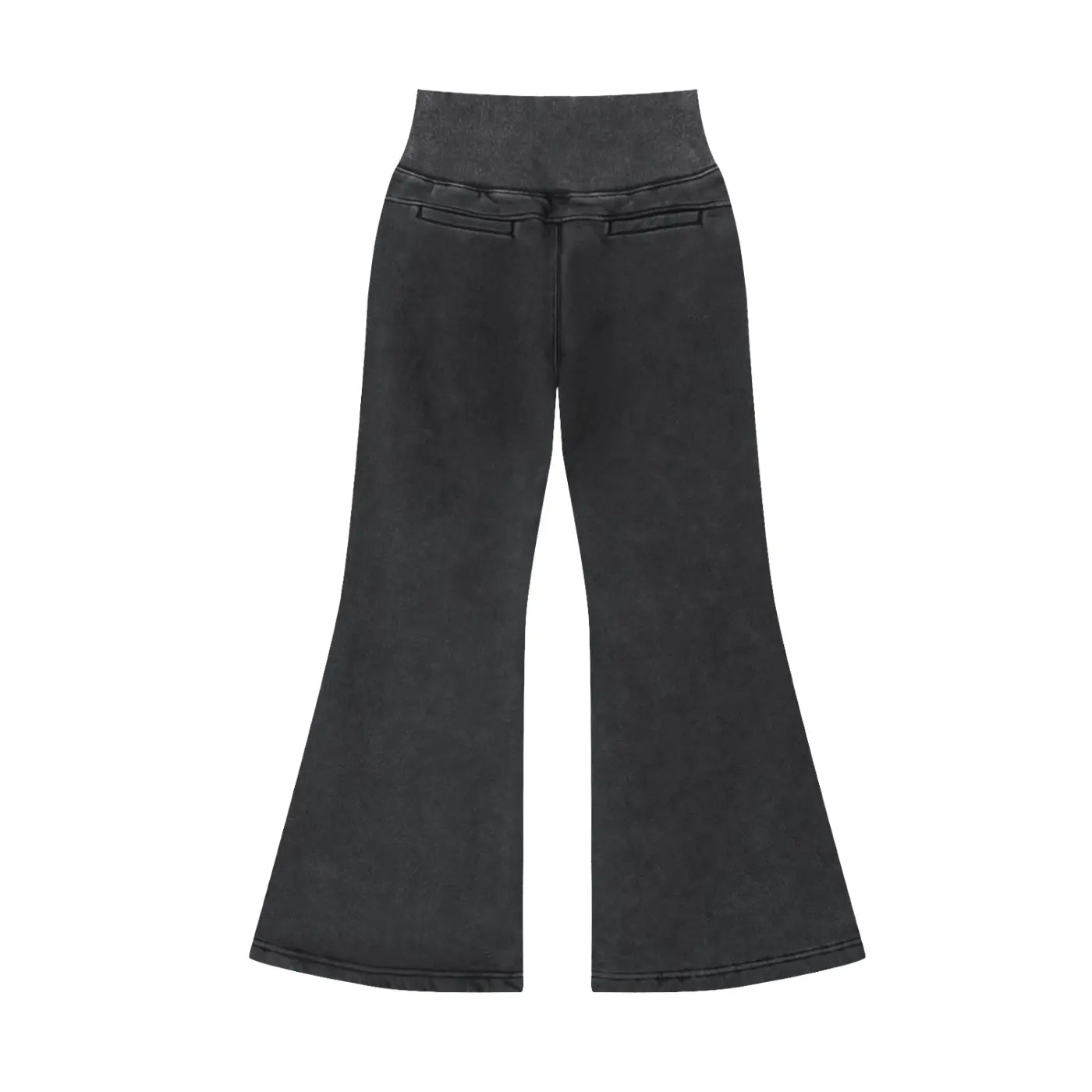 Vintage WOMEN'S Washed Flared Fleece Pants IDGNS