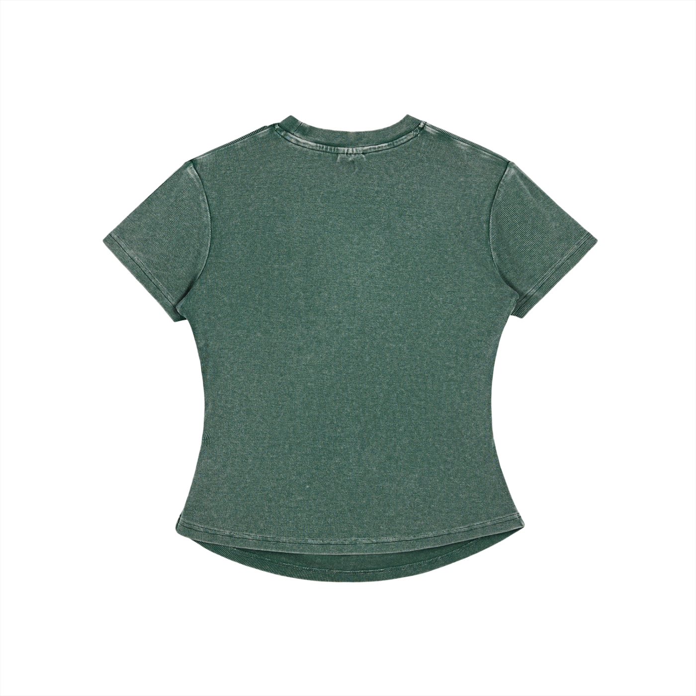 IDGNS WOMEN'S Vintage Washed Bodycon Cotton T-Shirt IDGNS