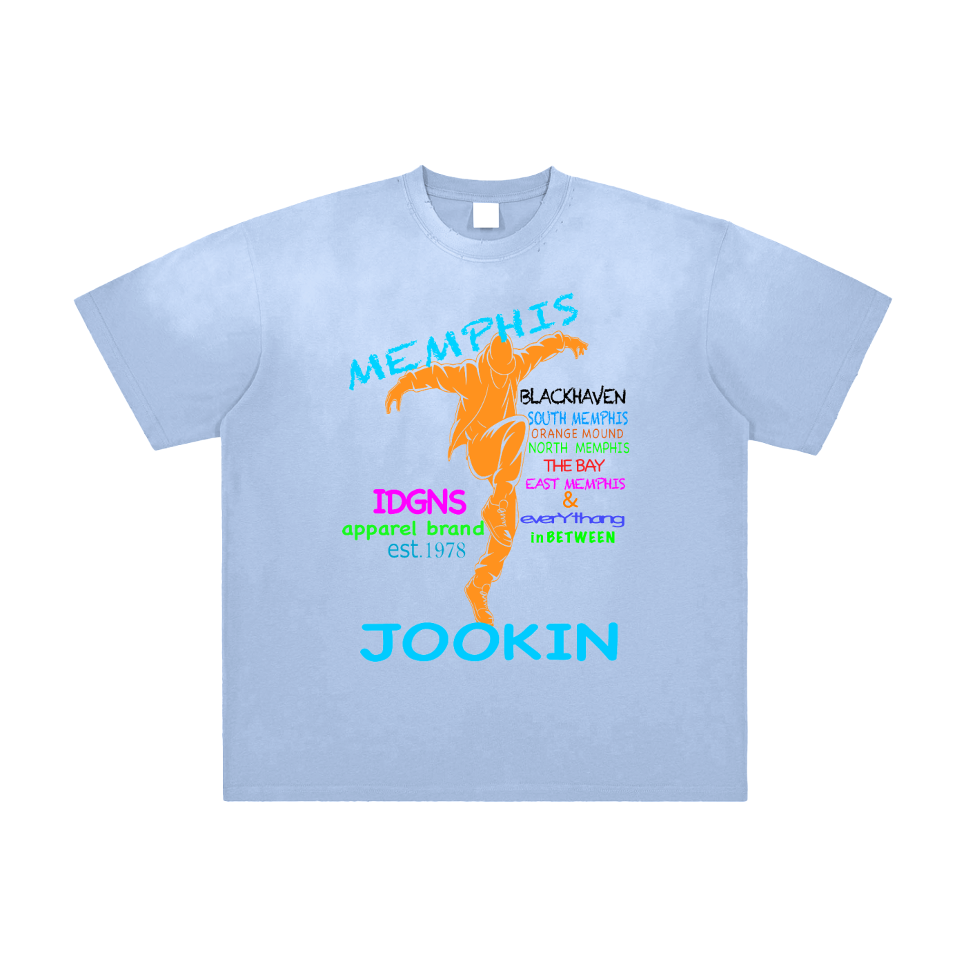 IDGNS Movement for The PEOPLE LIMITED EDITION 2026 Vintage Washed Frayed T-Shirt IDGNS