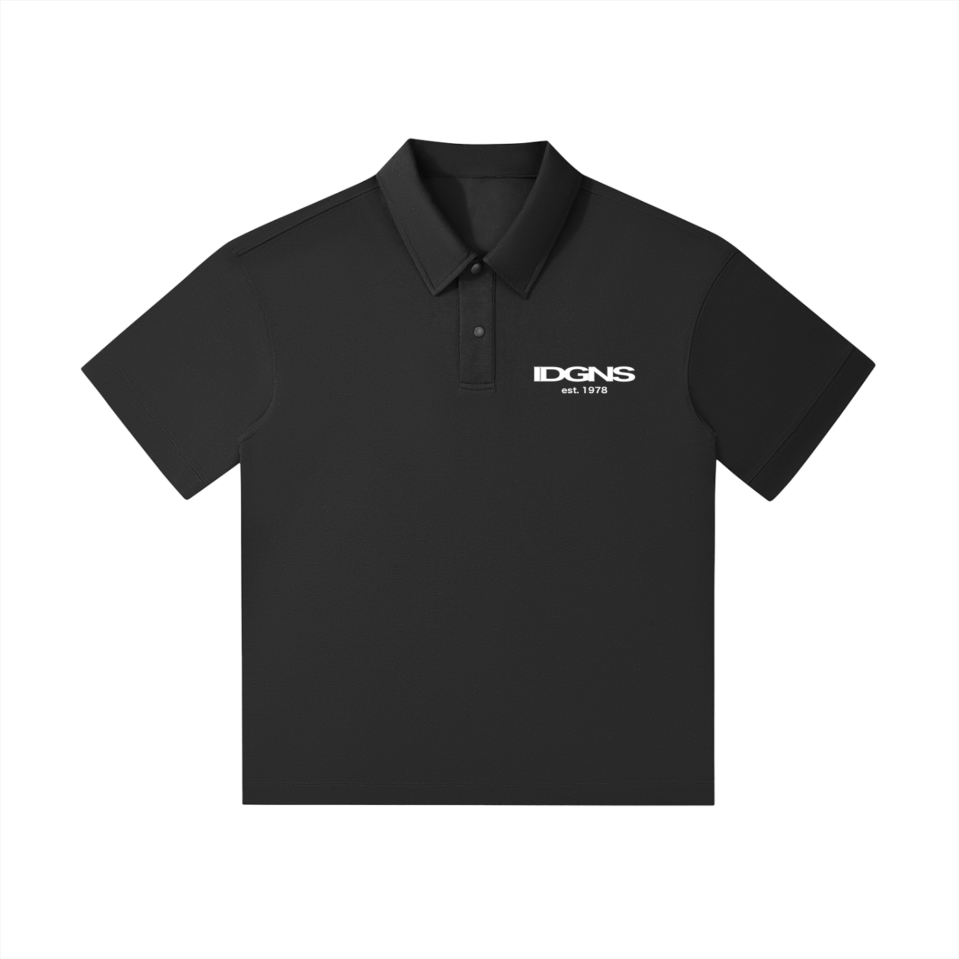 IDGNS INDIGENOUS MAN Drop Shoulder Short-Sleeve Polo IDGNS
