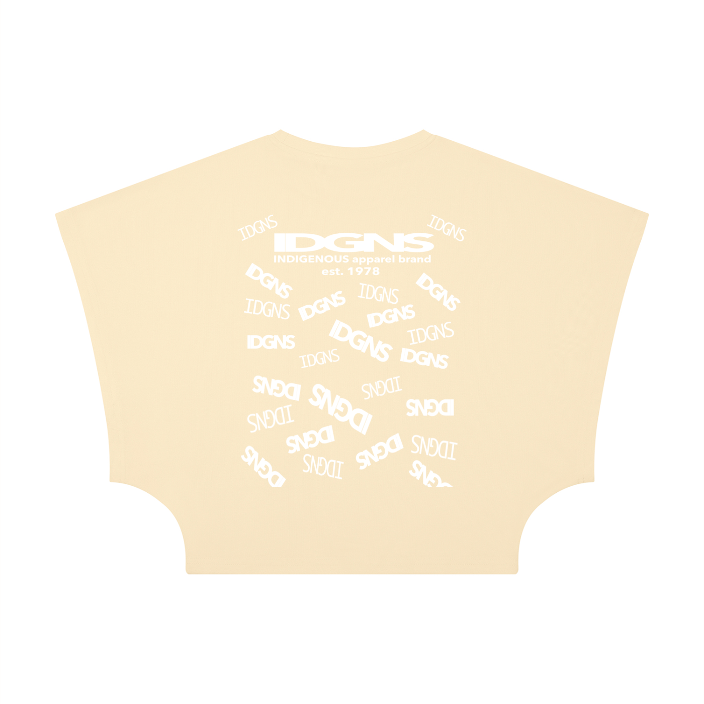 IDGNS Women's Cropped Dolman T-Shirt IDGNS