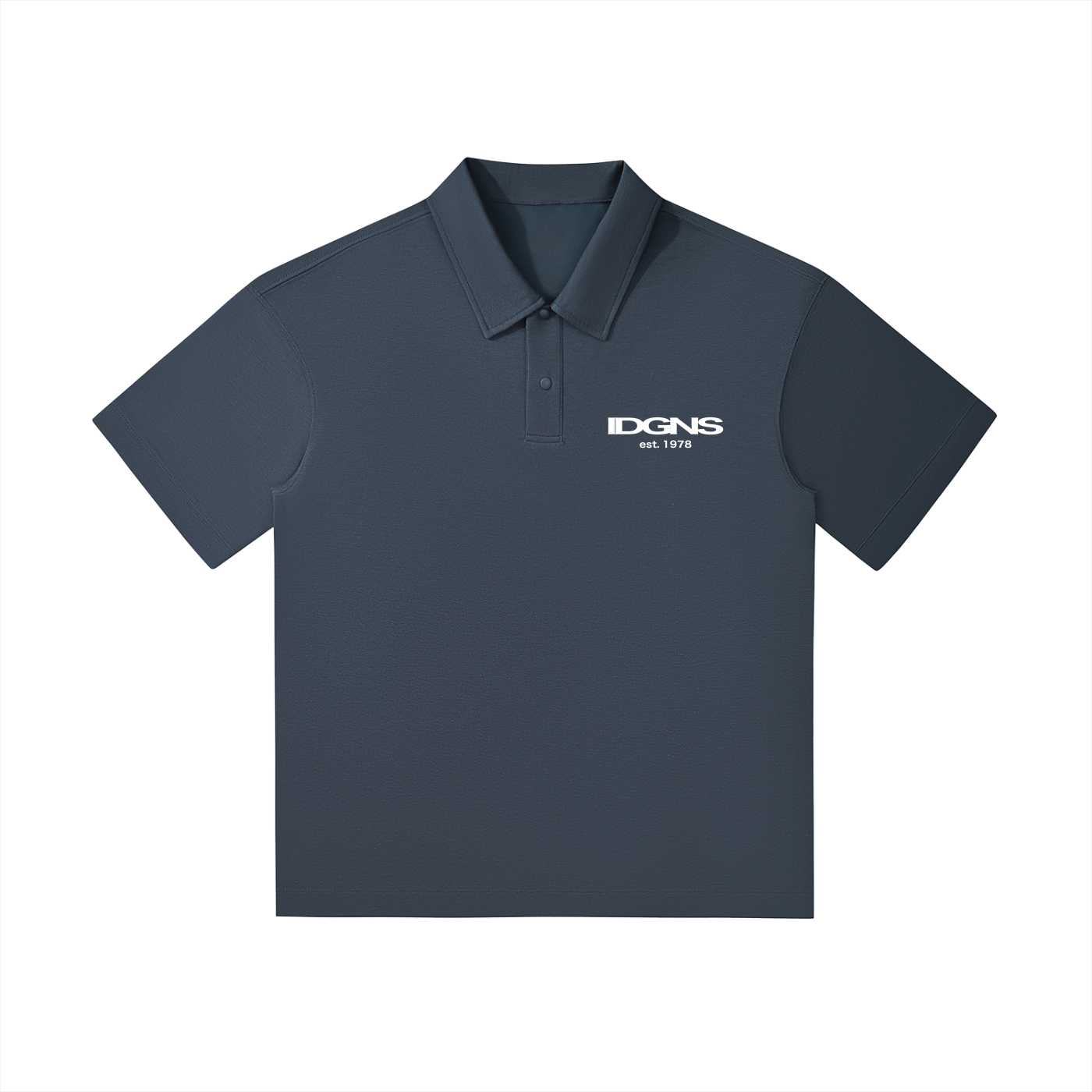 IDGNS INDIGENOUS MAN Drop Shoulder Short-Sleeve Polo IDGNS