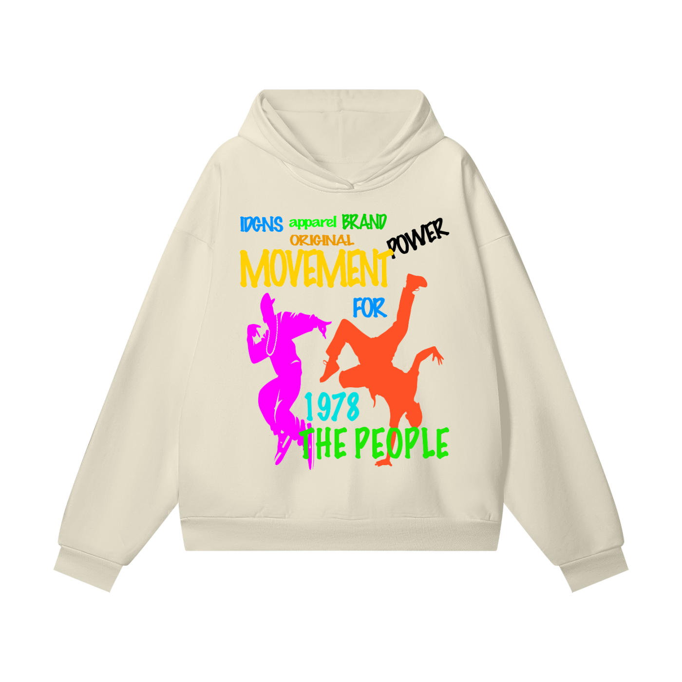IDGNS Movement for the People Heavyweight Hidden Pocket Fleece Hoodie IDGNS