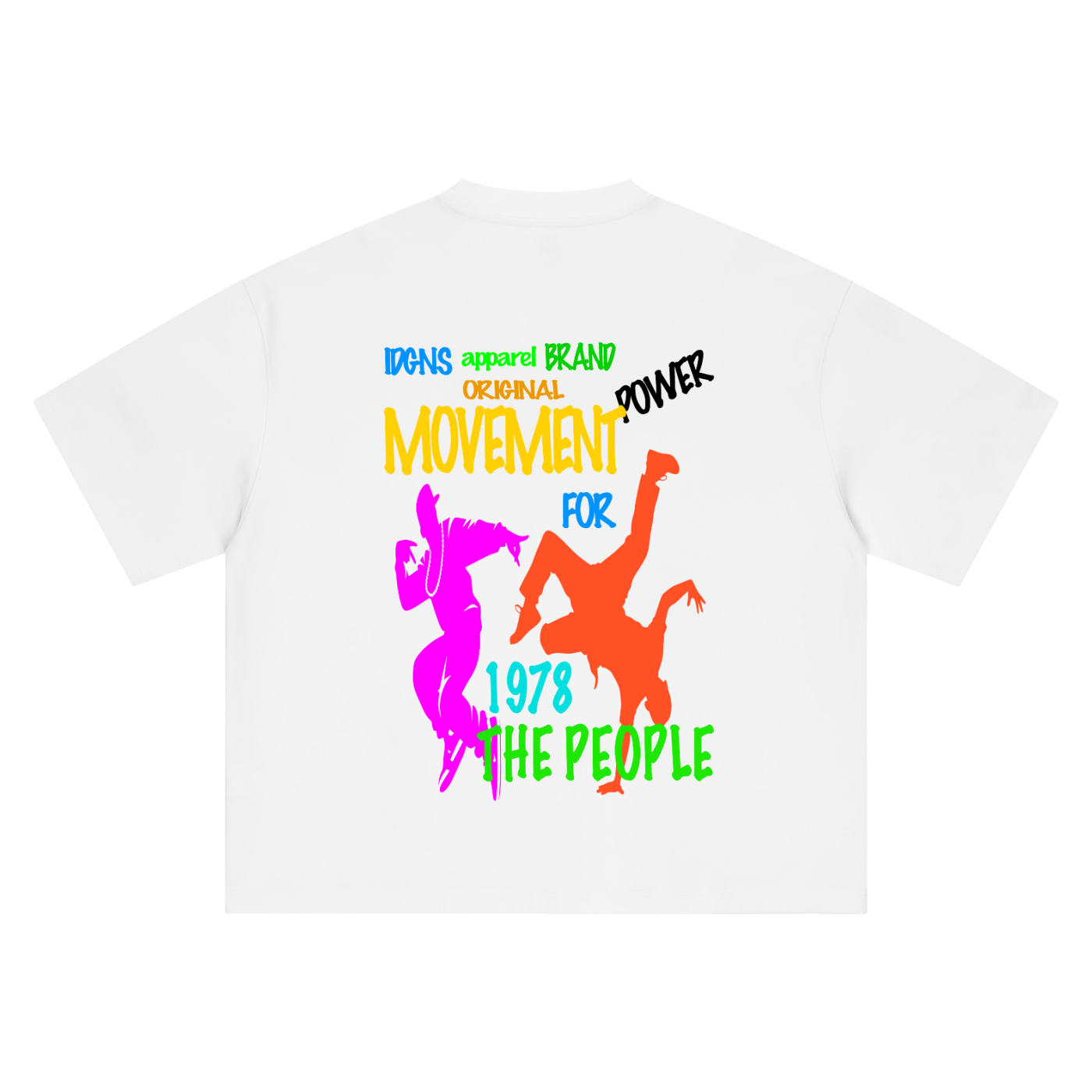 IDGNS Movement for the PEOPLE LIMITED EDITION Boxy Oversized T-Shirt IDGNS
