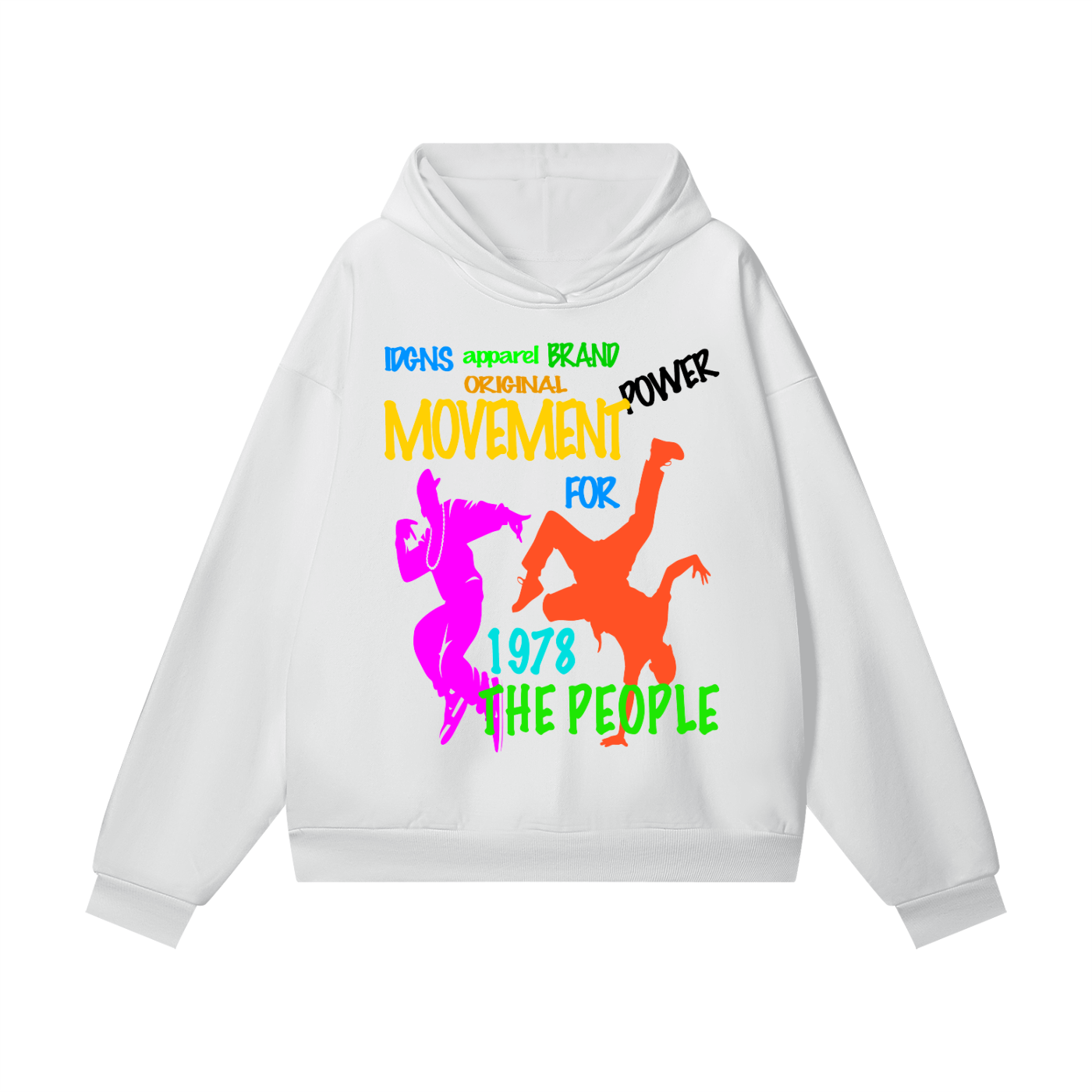 IDGNS Movement for the People Heavyweight Hidden Pocket Fleece Hoodie IDGNS