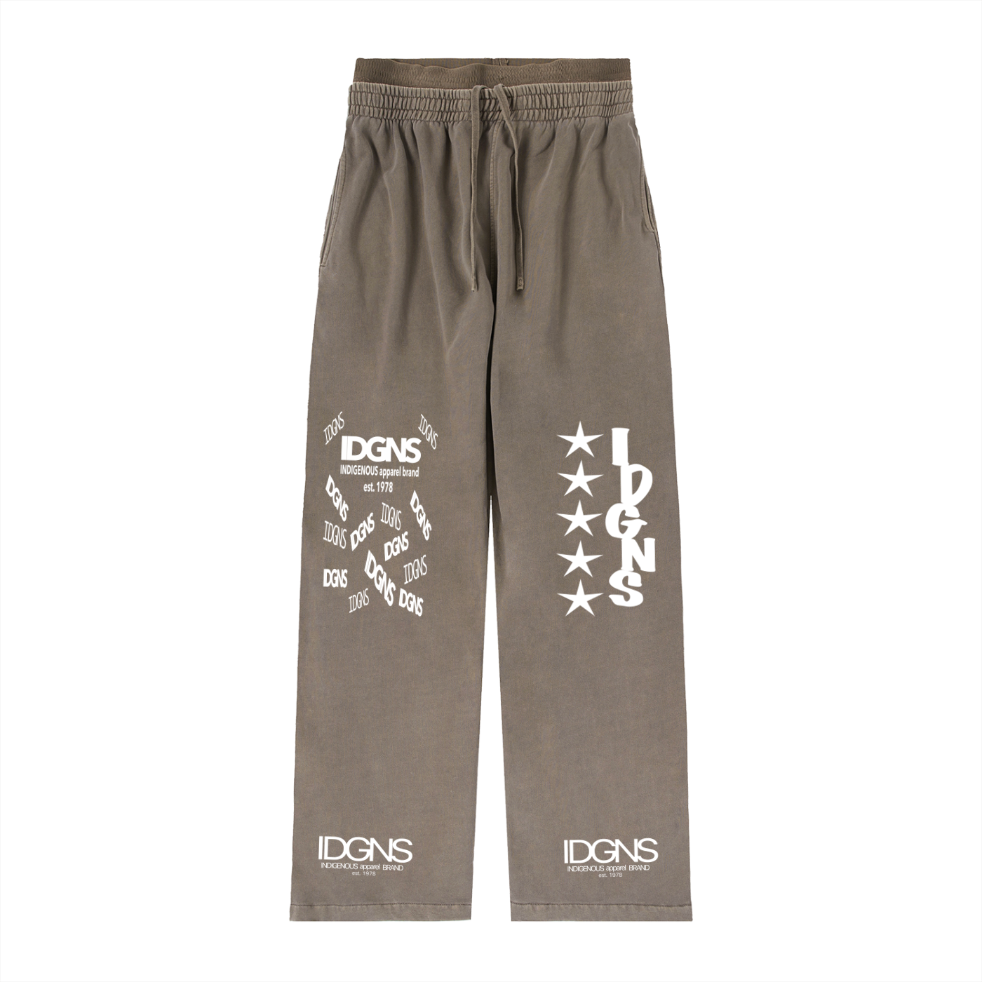 IDGNS Original Woman Vintage Washed Waist Pants ODMPOD