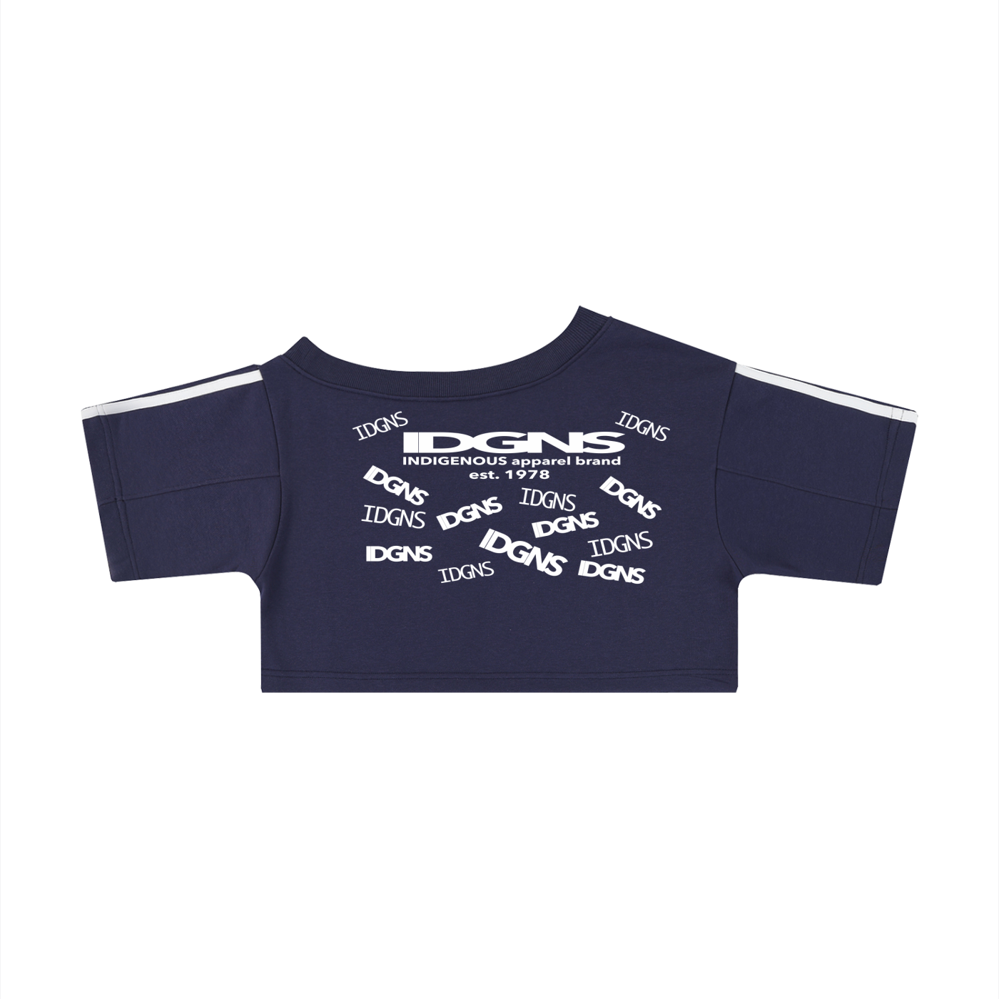 IDGNS ORIGINAL Women's Off-the-Shoulder Crop T-Shirt ODMPOD