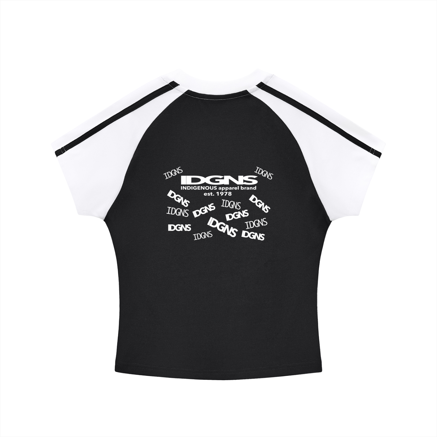 IDGNS Original Women  Bodycon Raglan  Sleeve T-Shirt IDGNS