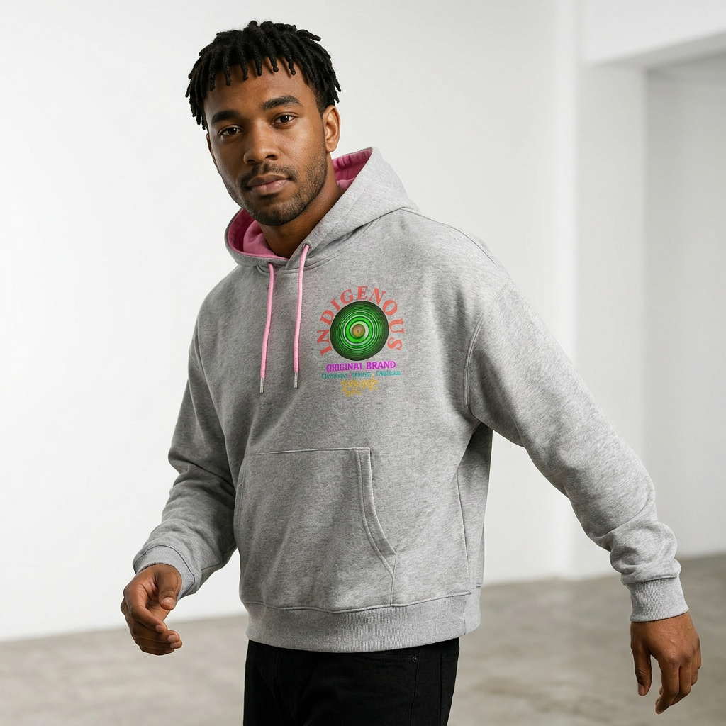 IDGNS For the People Contrast Drawstring Hoodie