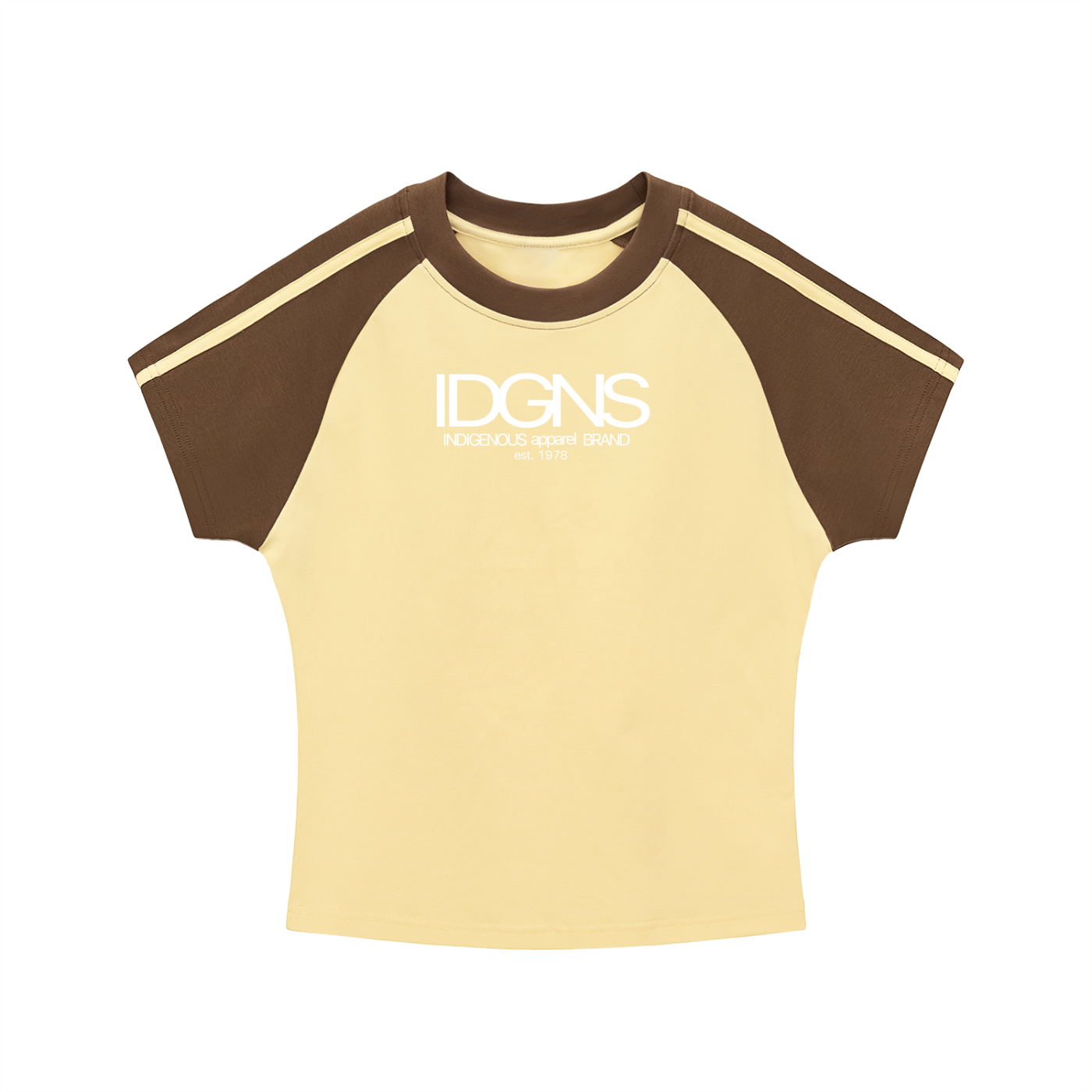 IDGNS Original Women  Bodycon Raglan  Sleeve T-Shirt IDGNS
