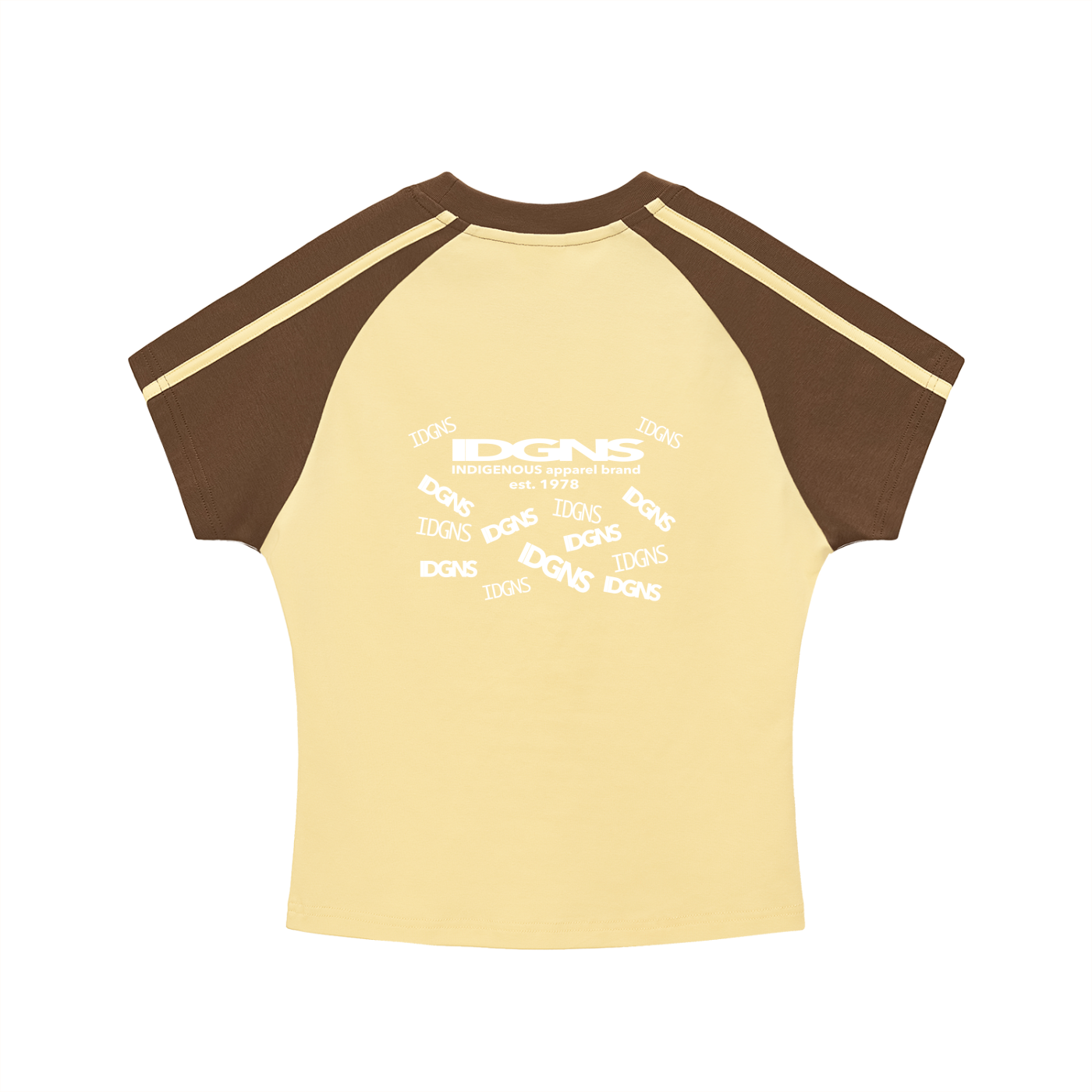 IDGNS Original Women  Bodycon Raglan  Sleeve T-Shirt IDGNS