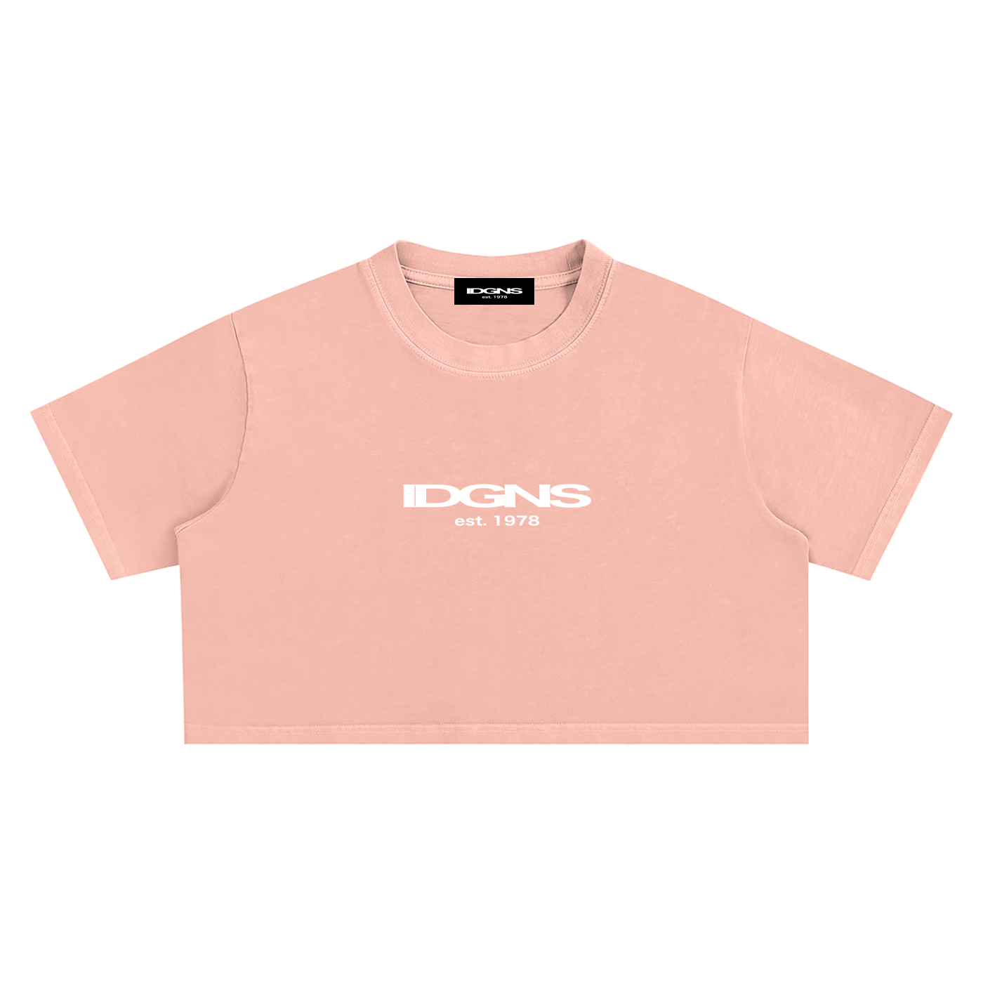IDGNS WOMEN'S Snow Washed Crop Top IDGNS