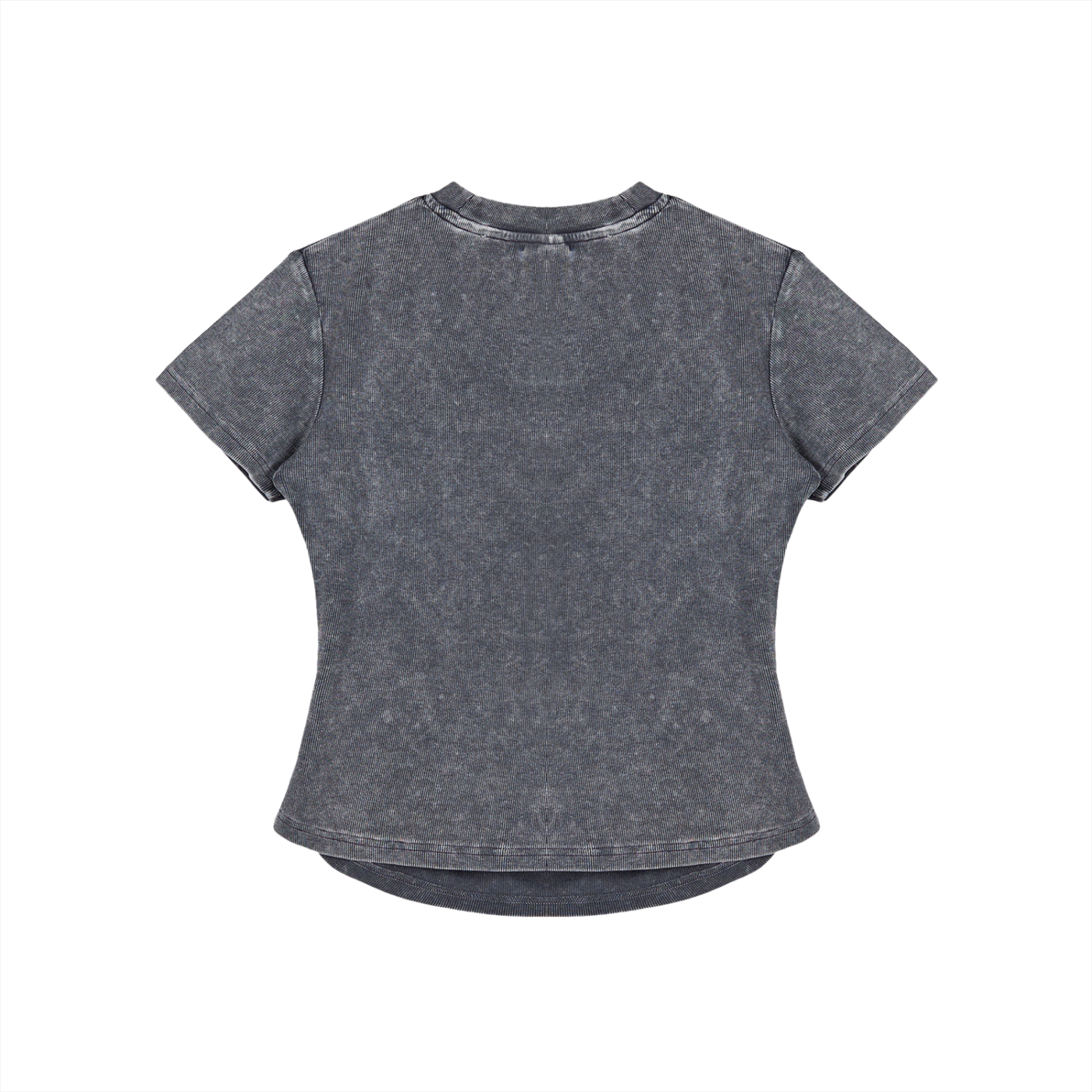 IDGNS WOMEN'S Vintage Washed Bodycon Cotton T-Shirt IDGNS