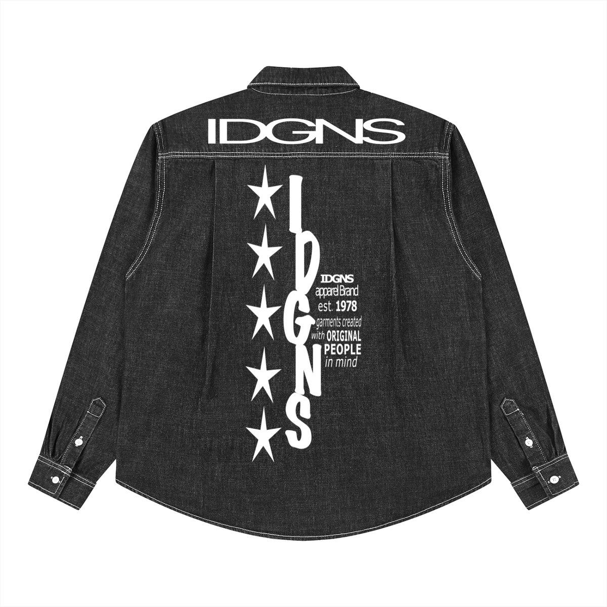 IDGNS Vintage Wash Denim Shirt