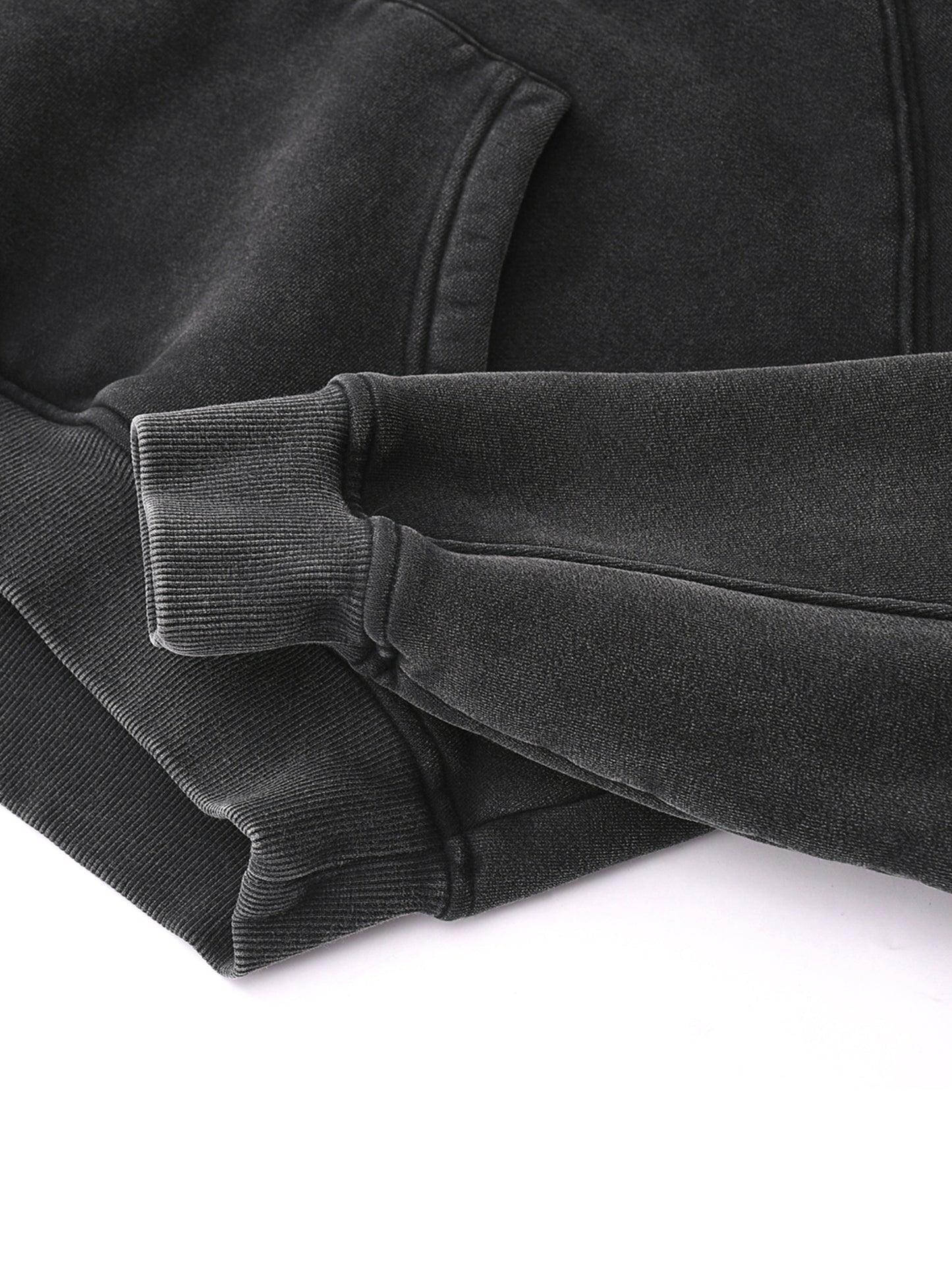 IDGNS WOMEN'S Snow Washed Cropped Hoodie IDGNS