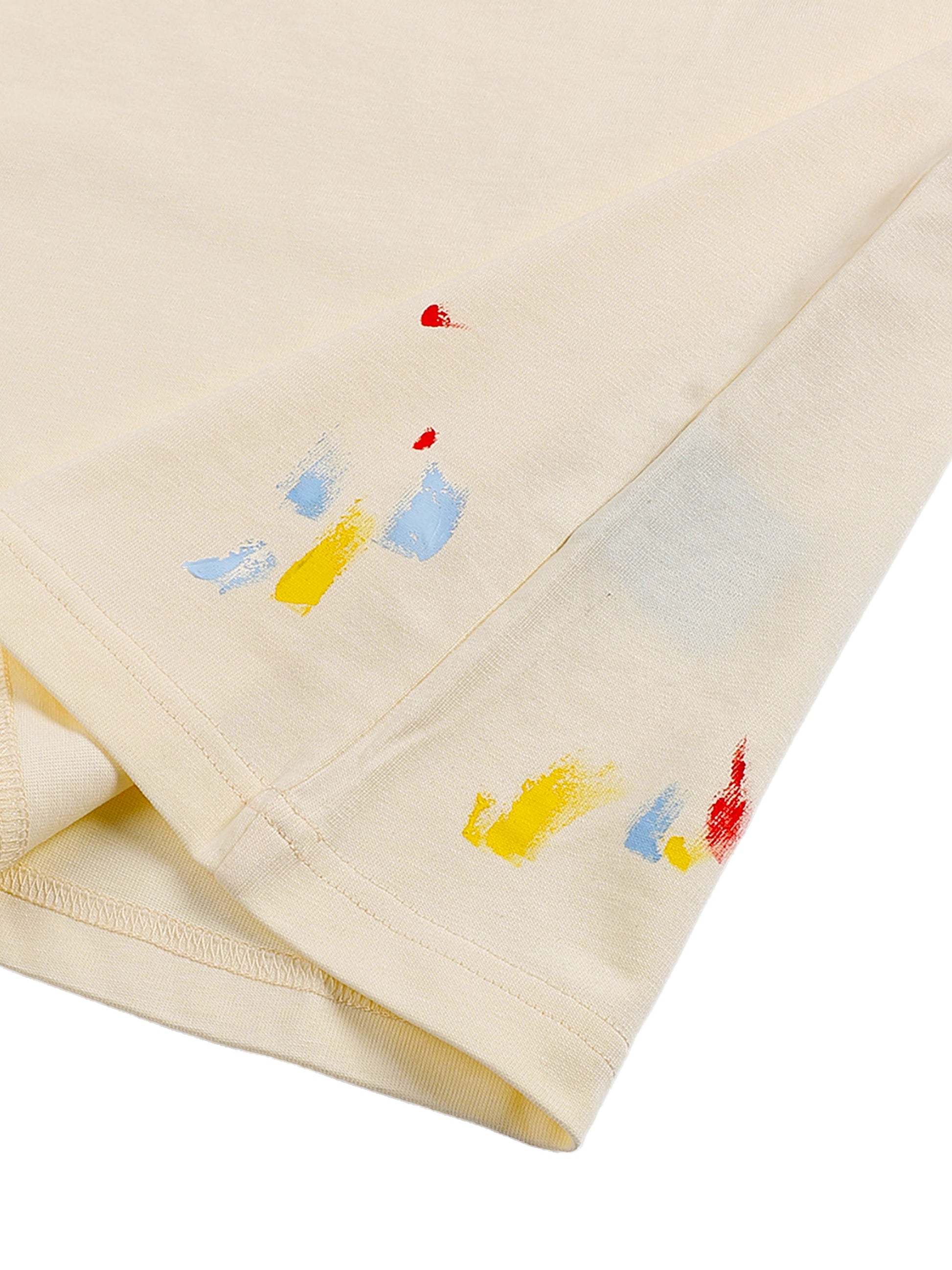 IDGNS " C' MON NO WORRY " Paint Splatter T-Shirt IDGNS