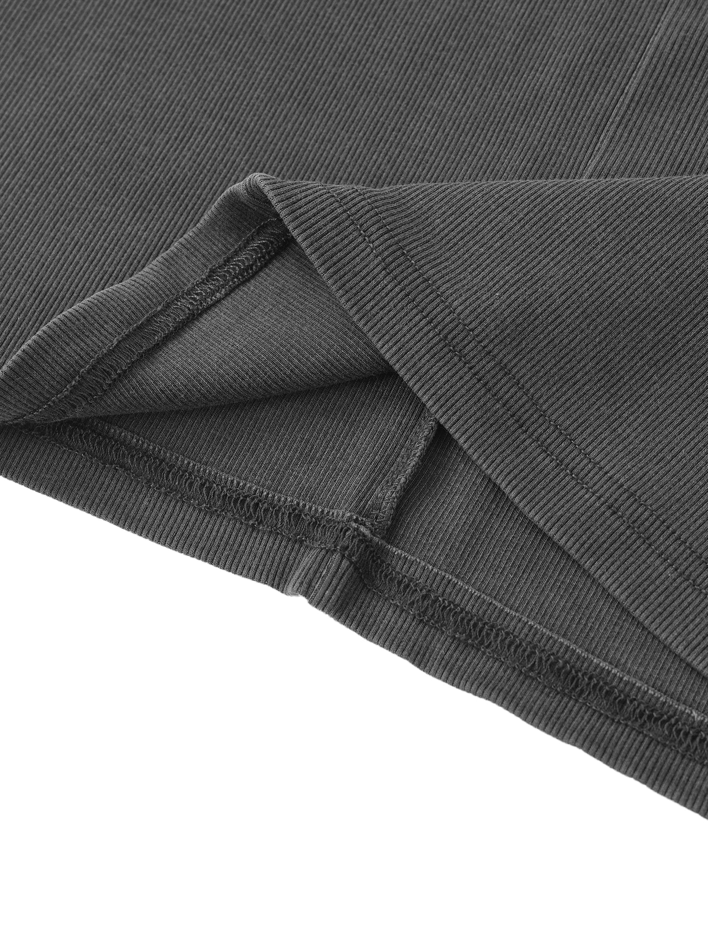 IDGNS Original Woman 2026 Dyed Washed Drawstring Maxi Skirt IDGNS