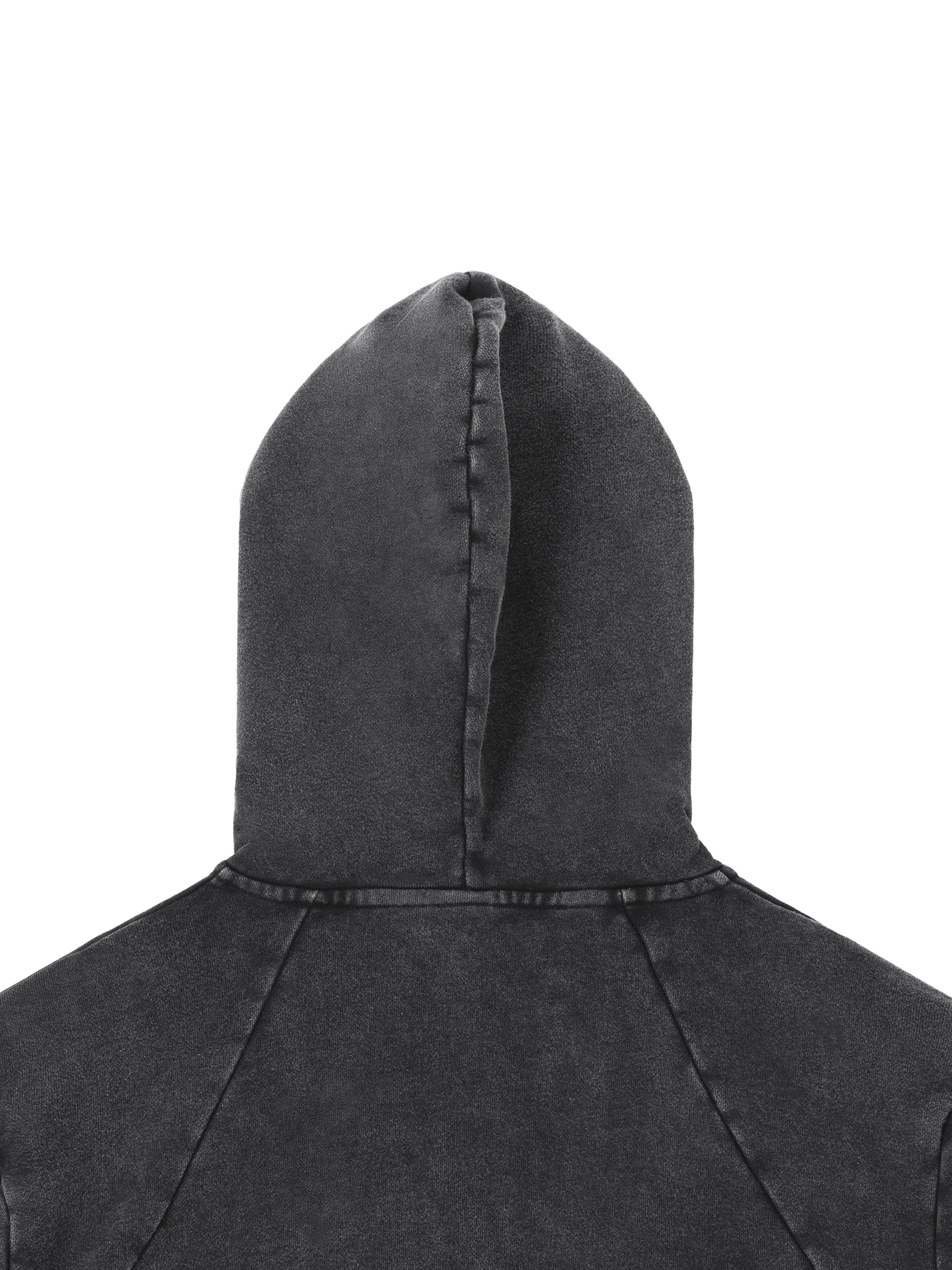 IDGNS Original Woman 2026 Vintage Washed Raw Edge Hoodie IDGNS
