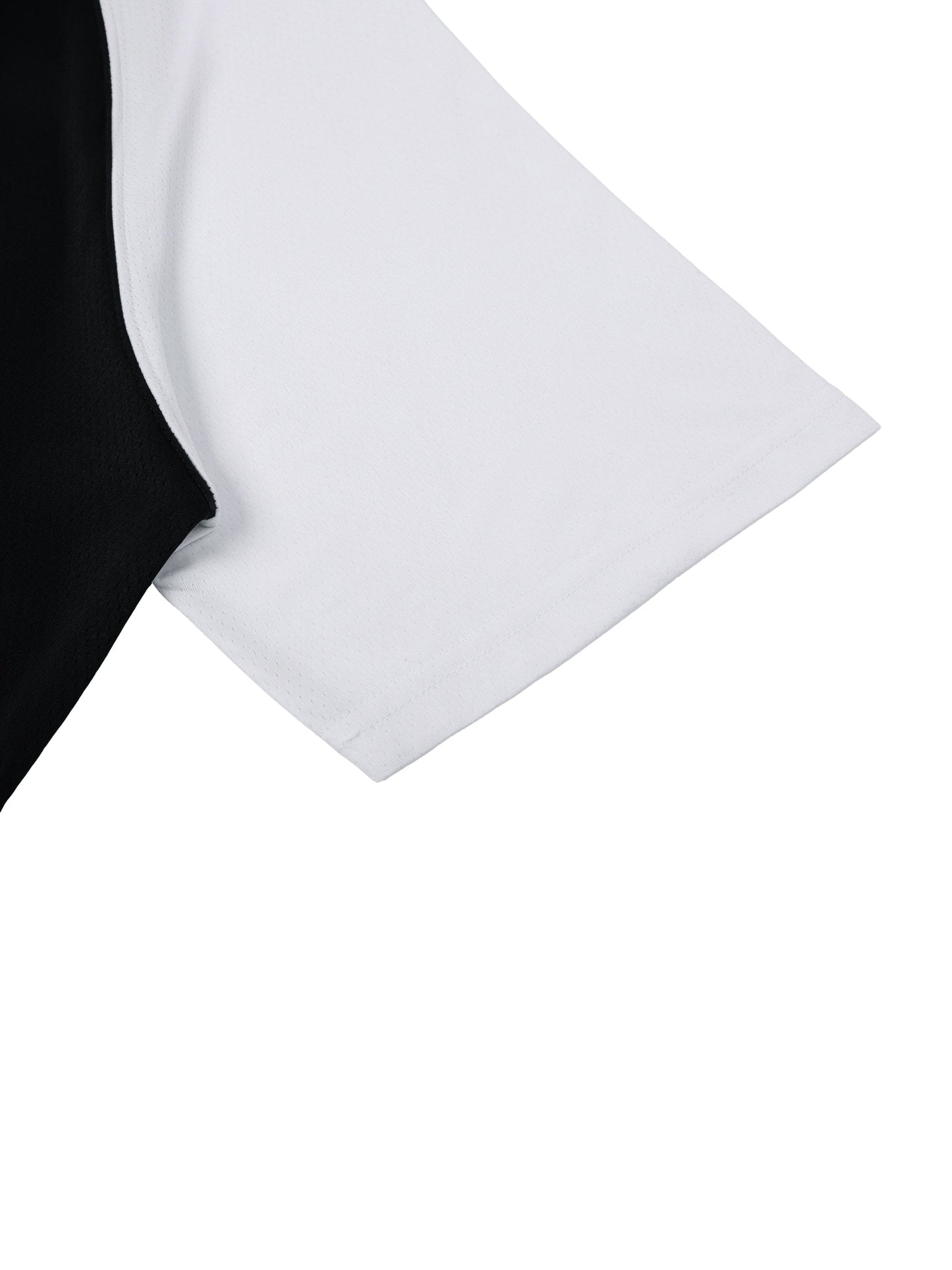 IDGNS C' MON NO WORRY Contrast Raglan Sleeve Mesh T-Shirt IDGNS